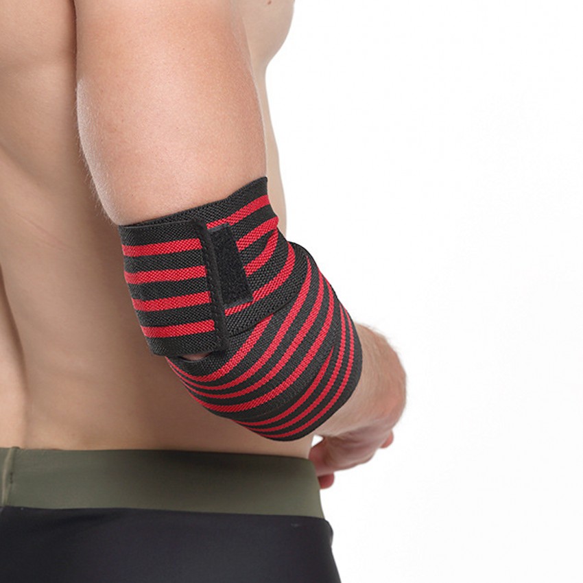 Fitness Elbow Wraps Weight lifting Gym Elastic Elbow Compression bandage Training Elbow Support Brace Workout Powerlifting Bulk Supply