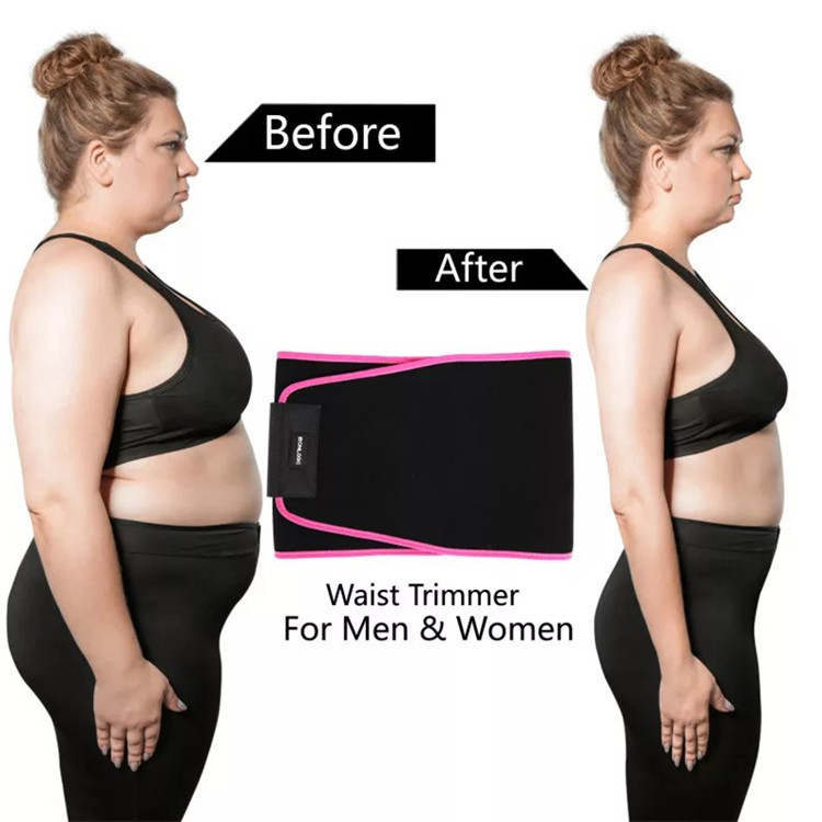 Fitness Gym Belt for Women Men Sauna Tummy Slimming Corset Sweat Waist Trainer Adjustable Body Shaper Reducing Shaping Girdles Industrial Wholesale Pricing Supplier