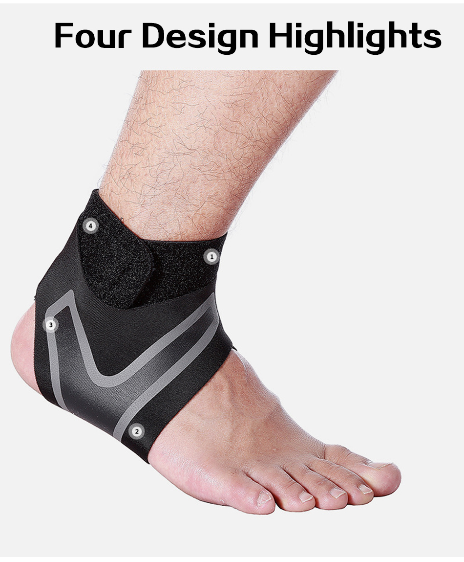 Fitness Sports Ankle Brace Gym Elastic Ankle Support Gear Foot Weights Wraps Protector Legs Power Weightlifting Manufacturing Solutions Chain