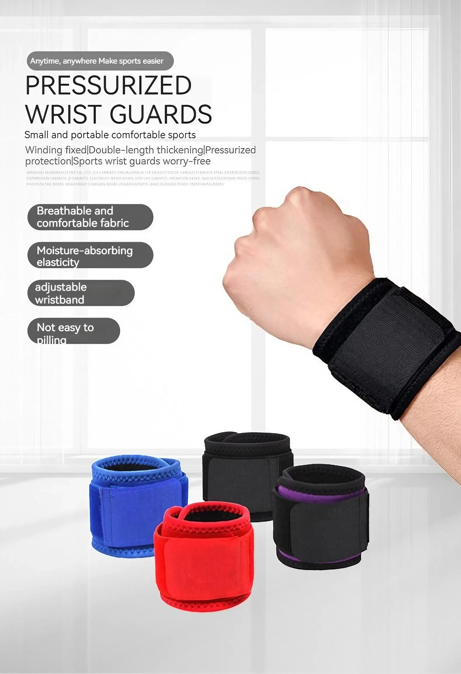 Fitness Strength Bandage Hand Wrist Straps Sports Wristbands Support Wrist Gym Wraps Wrist Brace Manufacturing Services Solutions