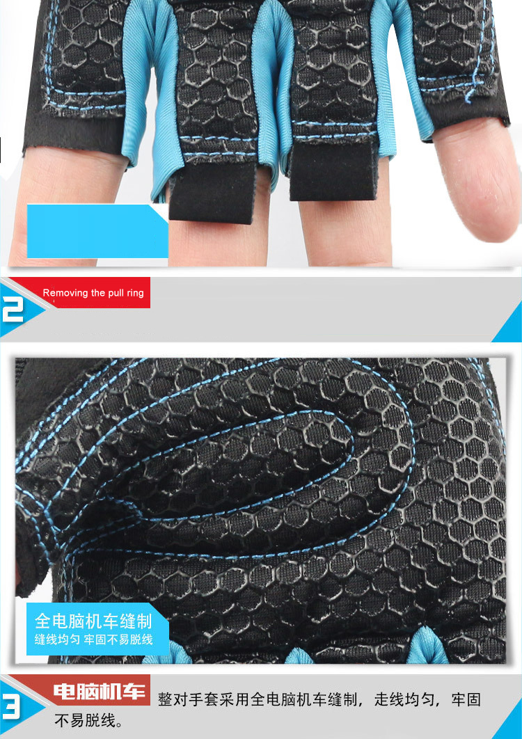 Fitness gloves for men and women anti slip wrist guards barbell riding sports equipment half finger gloves Industrial Wholesale Pricing Wholesale