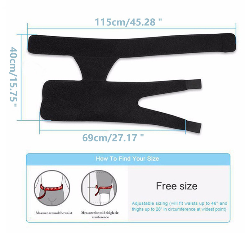 Fitness leg guard Anti-muscle strain Hip strap Compression thigh lifting guard Made in China Factory