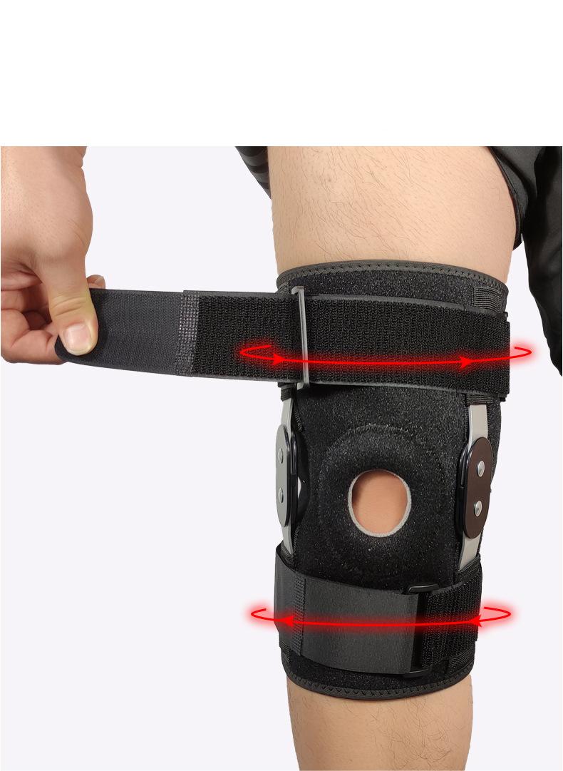 Fitness training knee protective support silicone shock absorbing pressure aluminum strip knee pads Bulk Pricing