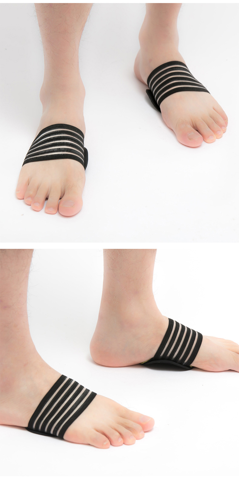 Foot Insoles Thin Arch Support Plantar Fasciitis Heel Aid Feet Cushion Fallen Heel Pain Relief Brace Discounted Bulk Pricing