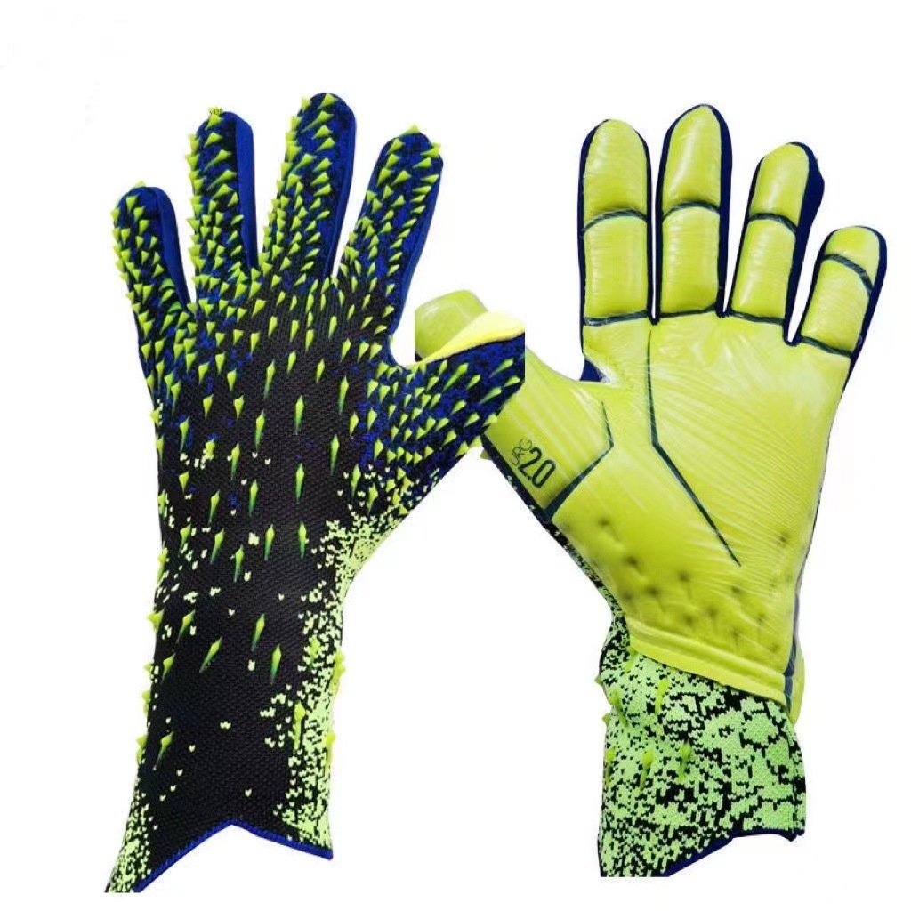 Football goalkeeper gloves Professional latex wear-resistant non-slip breathable goalkeeper gloves Large-Scale Manufacturing