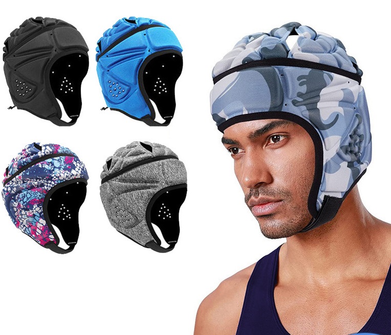 Football helmet EVA goalie crash cap soft Goalie head guard Curling stick ball softball crash cap Factory Pricing Export