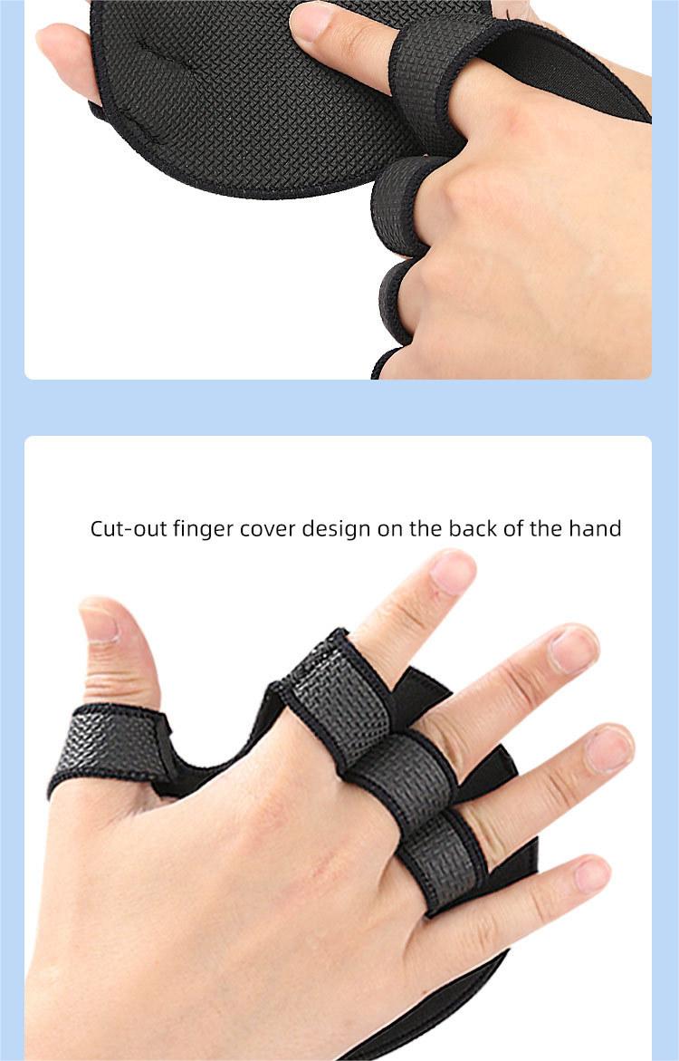 Four finger fitness hard pull bench press hand guard pull-up non-slip dumbbell sports hand guard Factory Pricing Supply