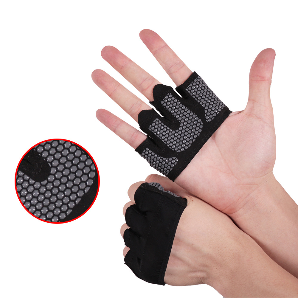 Four-finger sports anti-slip fitness half-finger gloves Thickened equipment strength training gloves Wholesale B2B Pricing Pricing