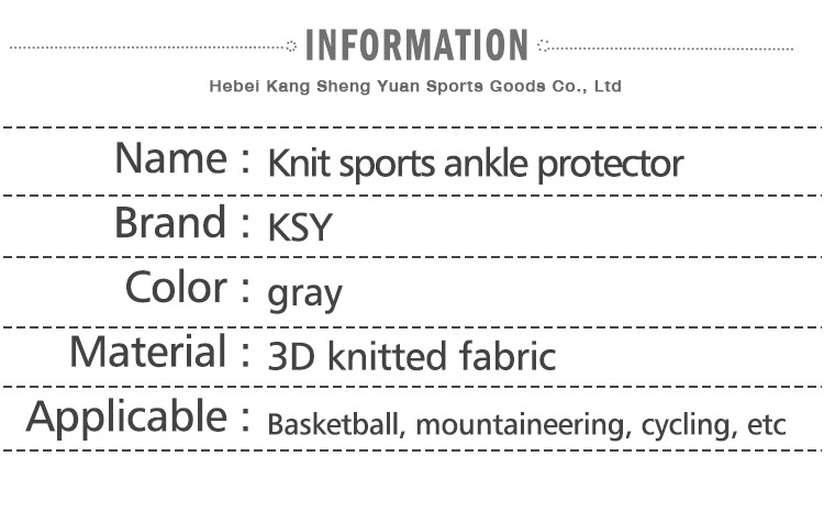 Free Adjustable Pressure Movement Ankle Support Knit Sports Ankle Protector Comfortable Ankle Pads Direct Supplier Pricing Custom Solutions