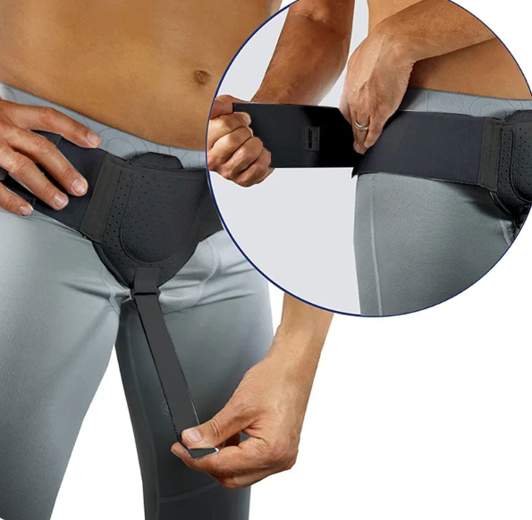 Free Size Hernia Belt Truss Hernia Gas Belt For Inguinal Sports Hernia Support Belt Pain Relief Recovery Strap China Wholesale Factory