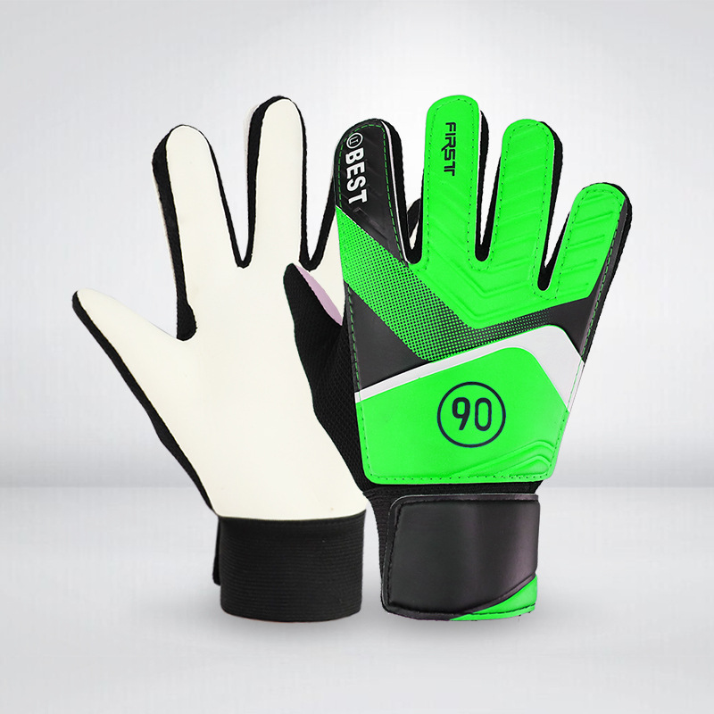 Goalkeeper fingers and palms protector gloves for Pupil  Youth Children Used   football goalkeeper's gloves China Wholesale Factory Outlet