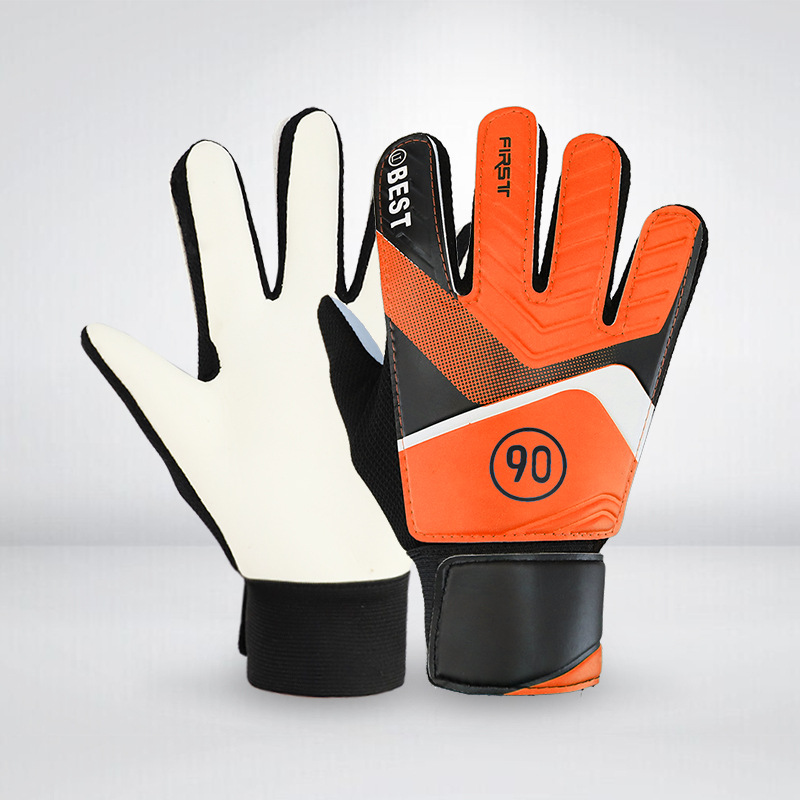 Goalkeeper fingers and palms protector gloves for Pupil  Youth Children Used   football goalkeeper's gloves China Wholesale Factory Outlet