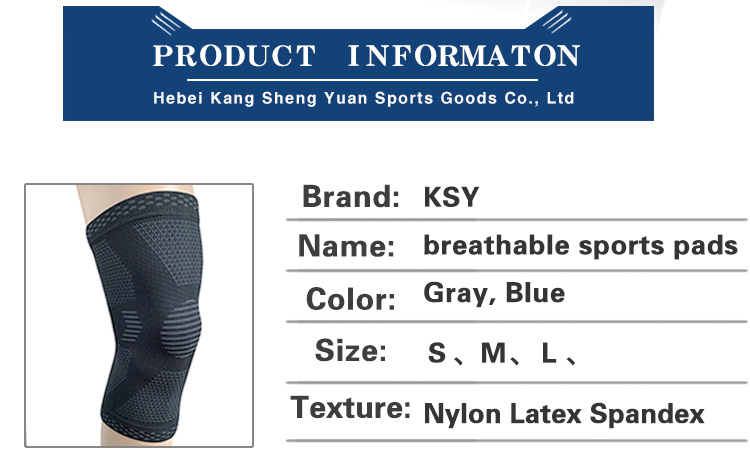 Good Quality Weightlifting Knee Sleeve Compression Knee Support Knee Brace for Running Chinese Wholesale Supplier