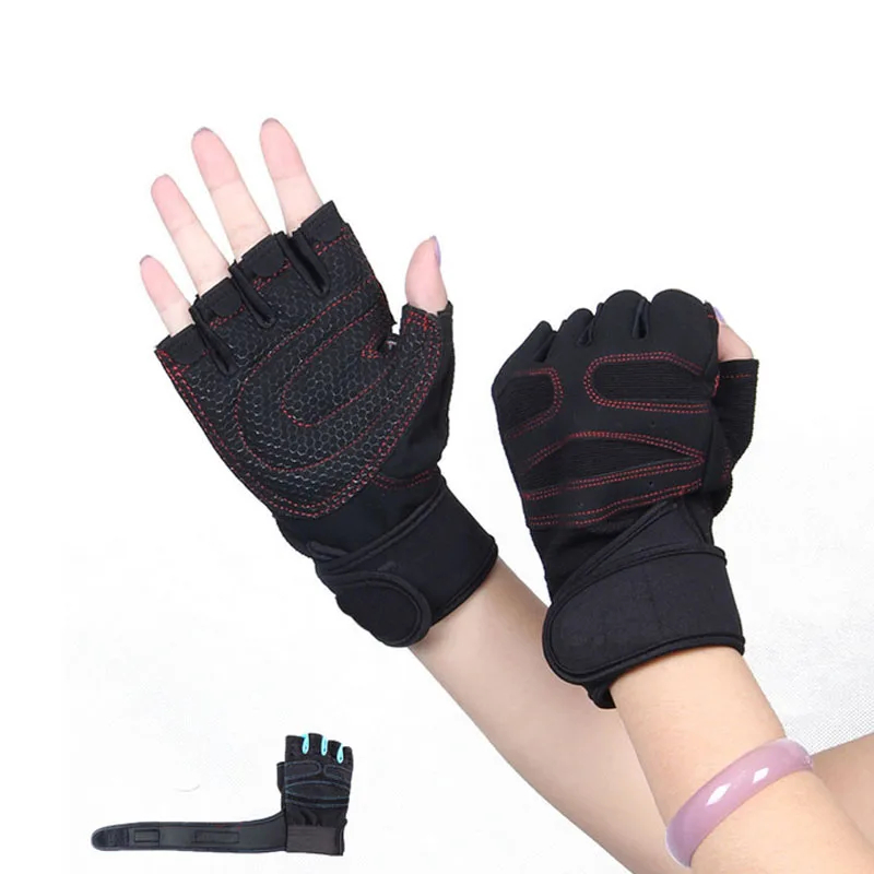 Gym Gloves Heavyweight Sports Exercise Weight Lifting Gloves Half Finger Body Building Training Sport Workout Gloves for Unisex Product Manufacturing