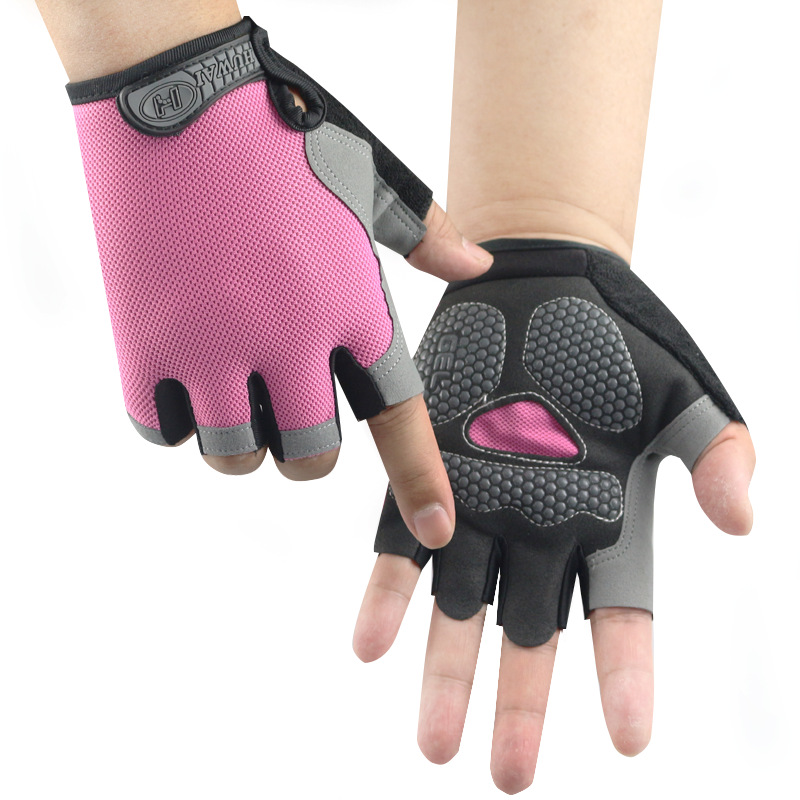 Half finger gloves sports sunscreen bicycle summer silicone cycling men's and women's fitness gloves Customized Manufacturing Solutions