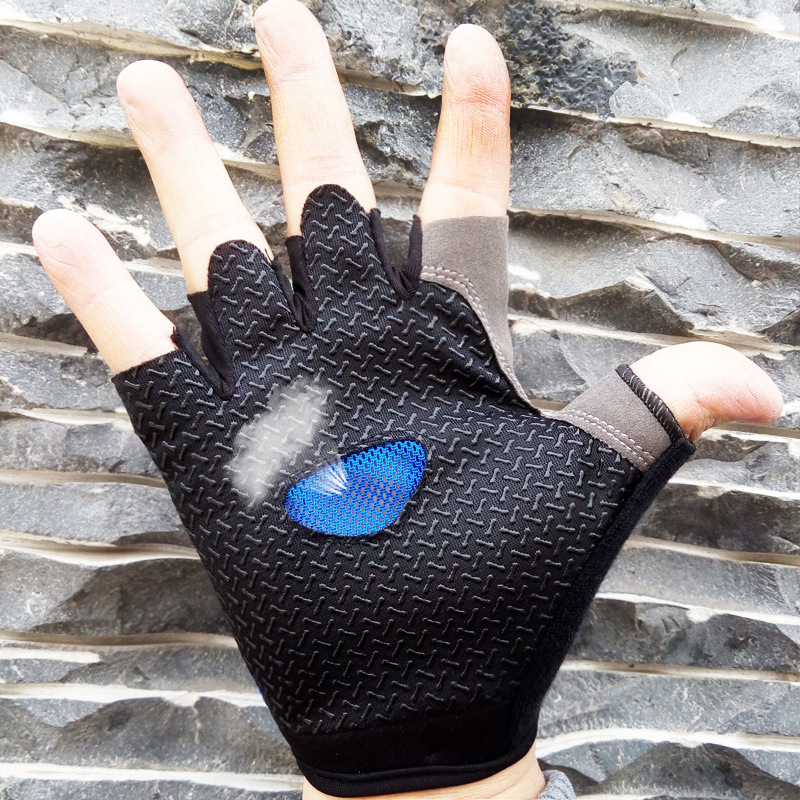 Half finger gloves sports sunscreen bicycle summer silicone cycling men's and women's fitness gloves Customized Manufacturing Solutions