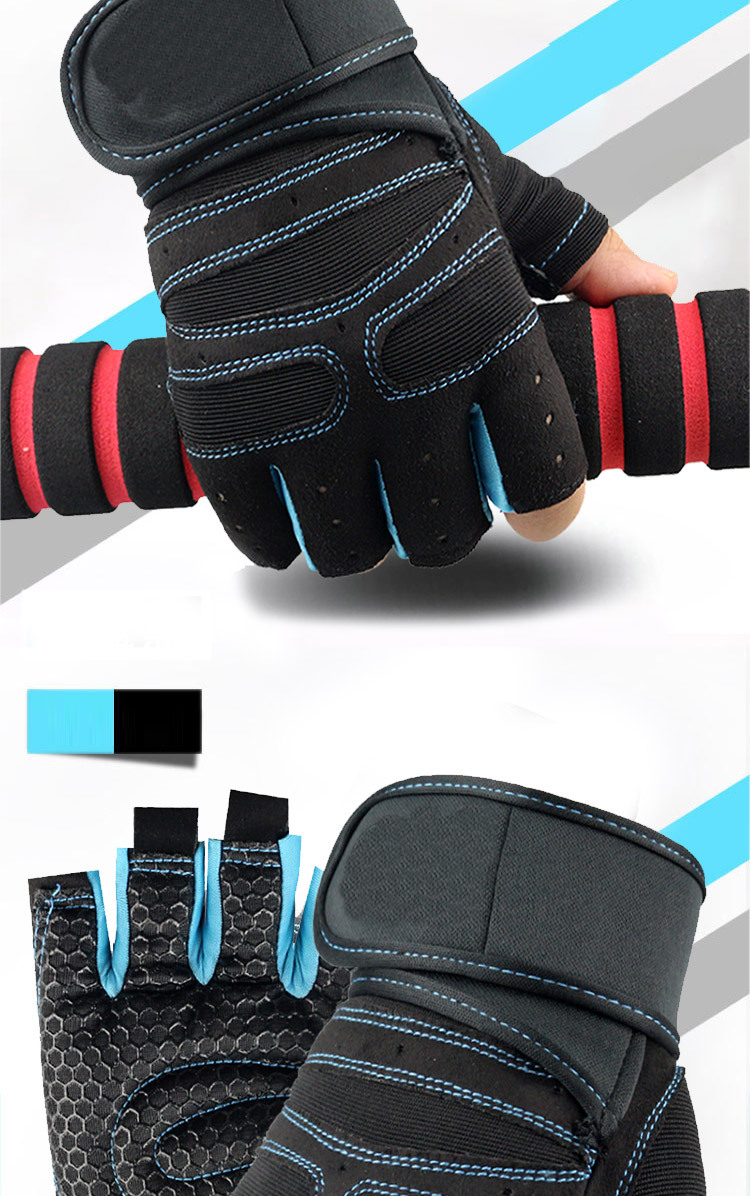 Half finger summer fishing cycling exercise dumbbell weight lifting barbell training wrist gloves Wholesale B2B Pricing Pricing