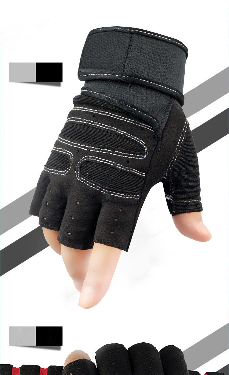 Half finger summer fishing cycling exercise dumbbell weight lifting barbell training wrist gloves Wholesale B2B Pricing Pricing
