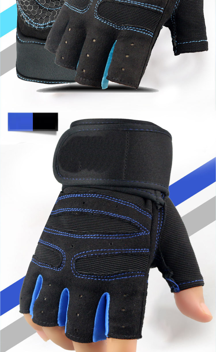 Half finger summer fishing cycling exercise dumbbell weight lifting barbell training wrist gloves Wholesale B2B Pricing Pricing