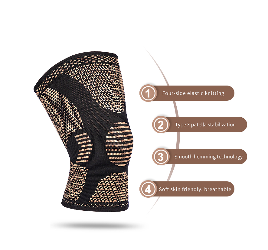 High Elastic joint Support Knee Pads Basketball Cycling Breathable Compression Knee Pad Knee Support Wholesale Distribution Center