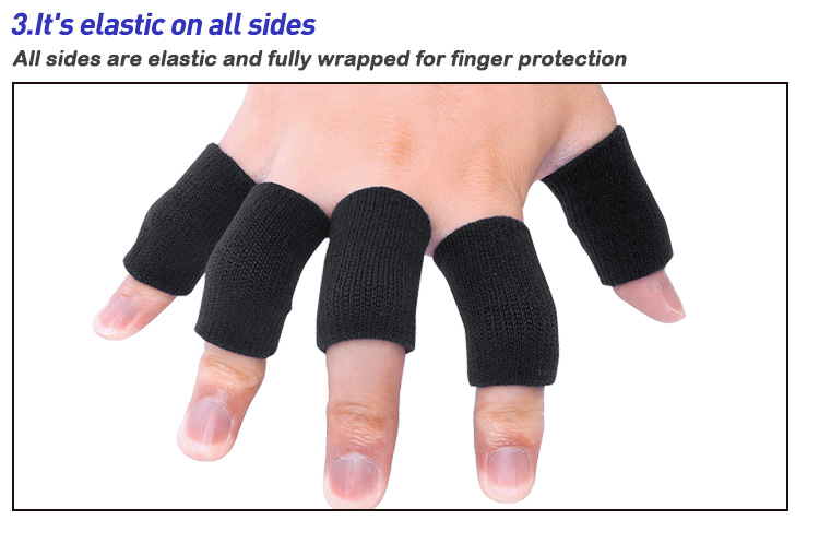 High Elasticn 10 pcs Sports Basketball Flexible Finger Sleeves Wraps Support Brace Protector Direct Supplier Pricing Custom Solutions