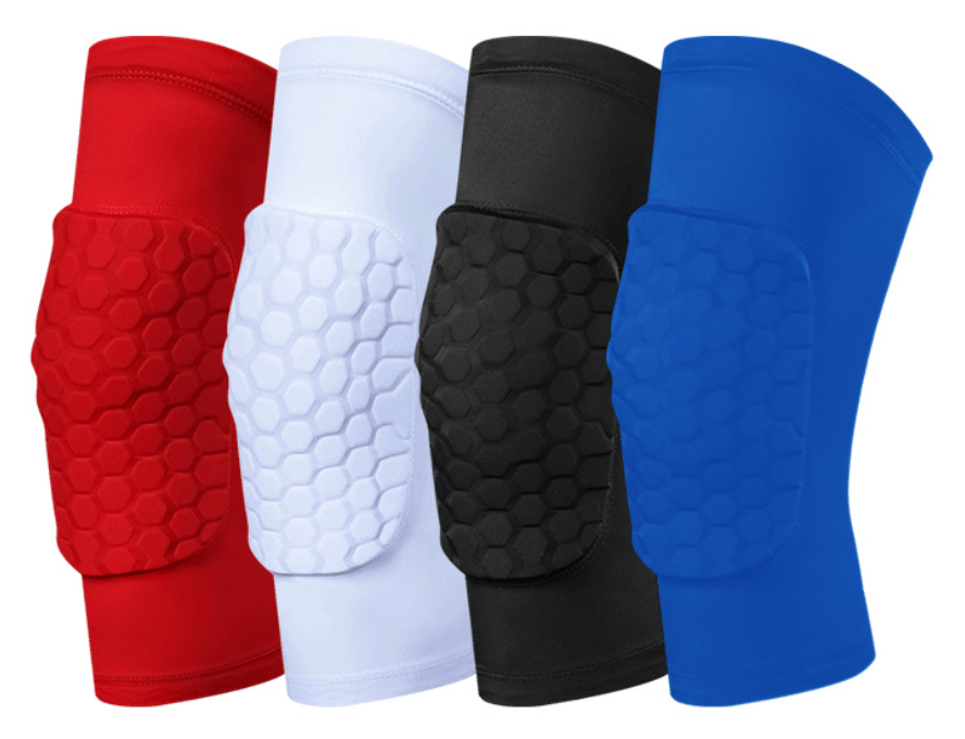 High Quality 1PC Honeycomb Basketball Knee Pads Short Design Compression Leg Sleeves Kneepad Volleyball Protector Brace Support Wholesale Trade Supplier Innovation