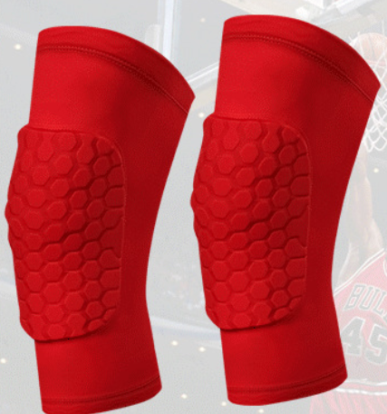High Quality 1PC Honeycomb Basketball Knee Pads Short Design Compression Leg Sleeves Kneepad Volleyball Protector Brace Support Wholesale Trade Supplier Innovation