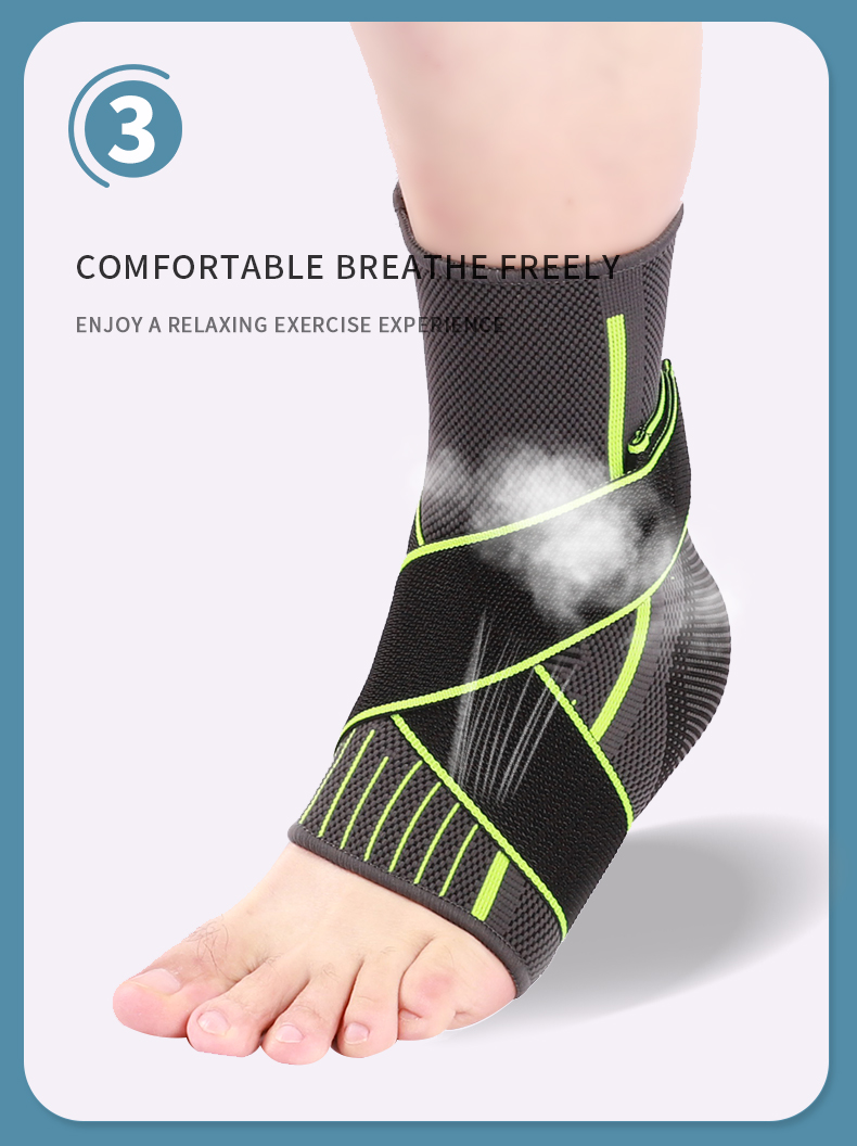 High Quality Compression Ankle Sleeve Ankle Brace Sports Protection Ankle Support Strap Factory Pricing Supply
