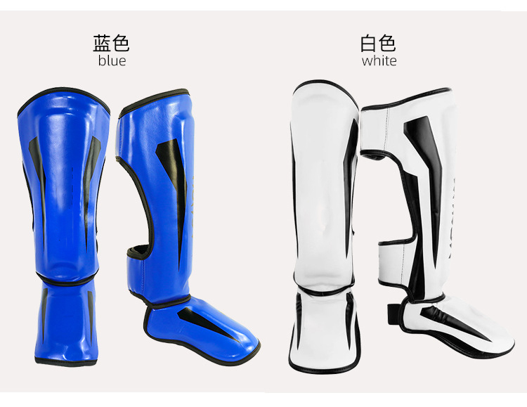 High Quality Wholesale Muay Thai Shin Pads Shin Guards Genuine Leather/Artificial Leather Shin Pad Discount Factory Network