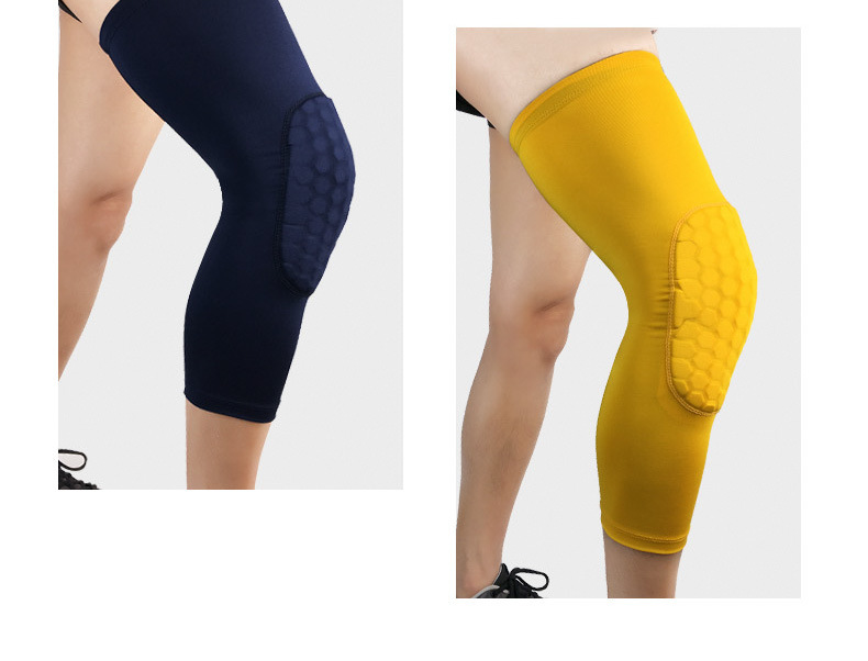 High elastic Honeycomb protection pad long leg compression sleeve basketball knee brace Direct Trade Wholesale