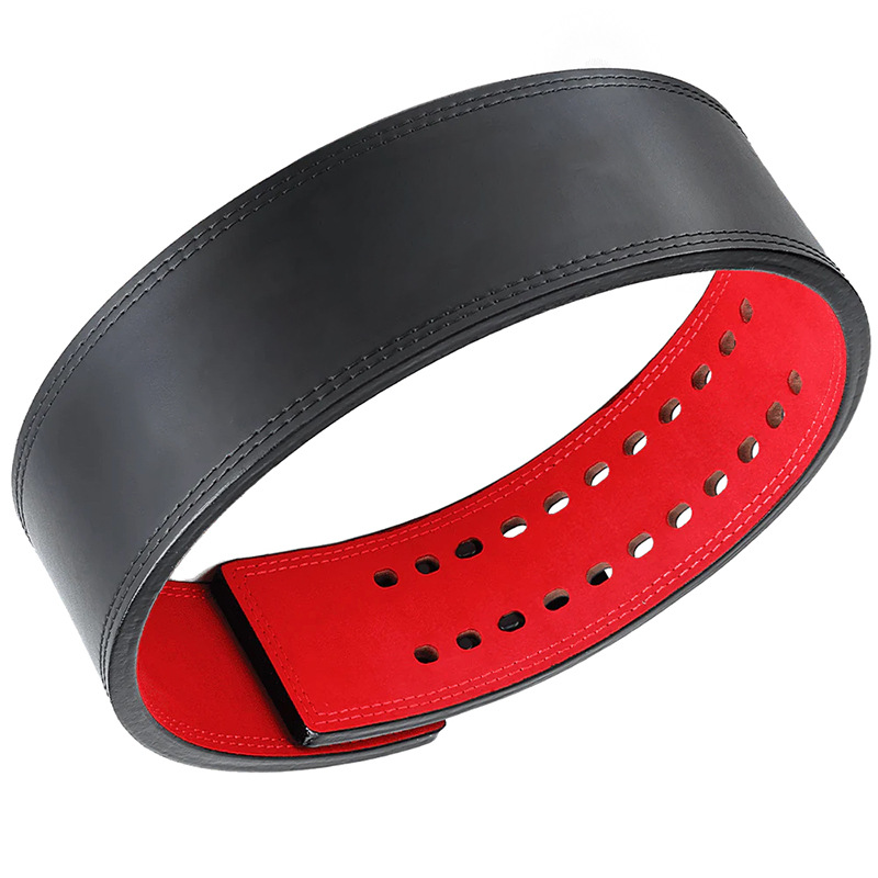 High quality Genuine cowhide belt  Gym Fitness Heavy Duty Leather Weight Lifting Belt for Men Women Powerlifting China Industrial Supplier