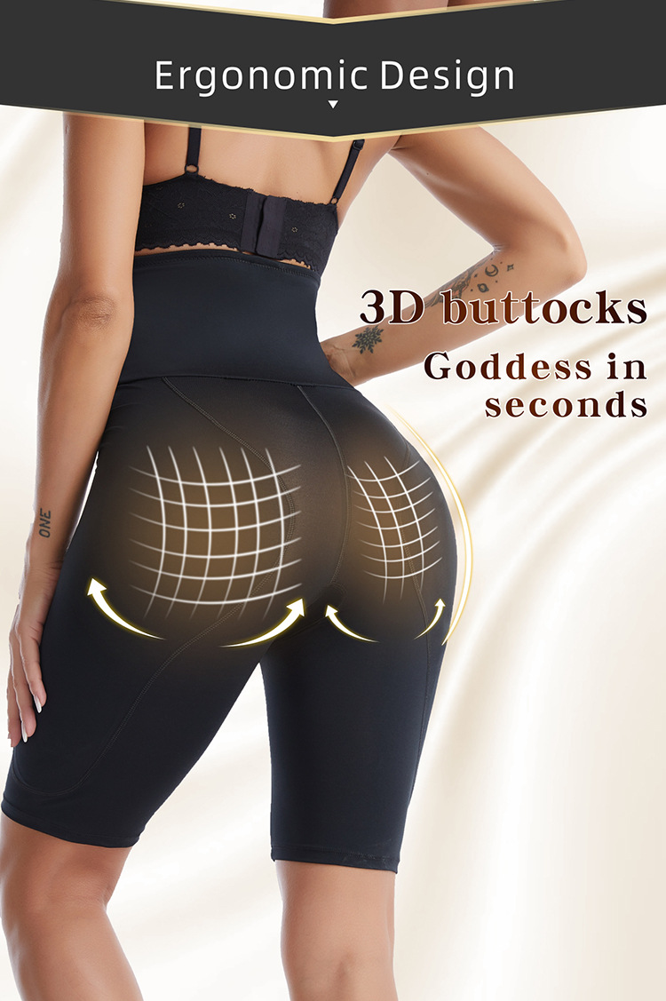 High-waisted flat Angle belly compression pants sponge cushion butt and hip and hip lift pants Shapering body tight briefs Private Label Manufacturing Innovation