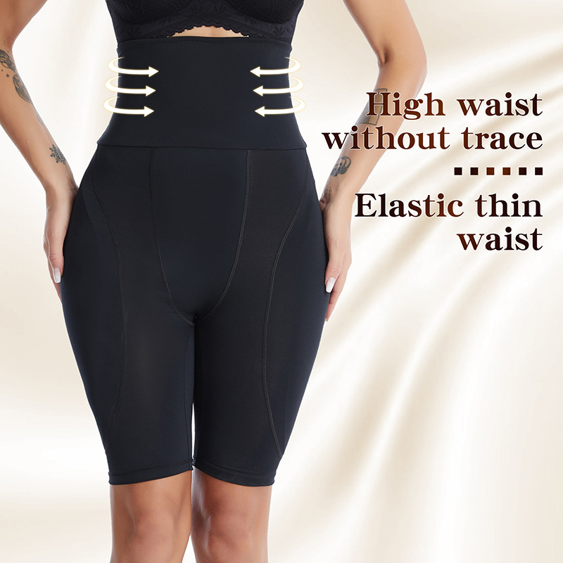 High-waisted flat Angle belly compression pants sponge cushion butt and hip and hip lift pants Shapering body tight briefs Private Label Manufacturing Innovation