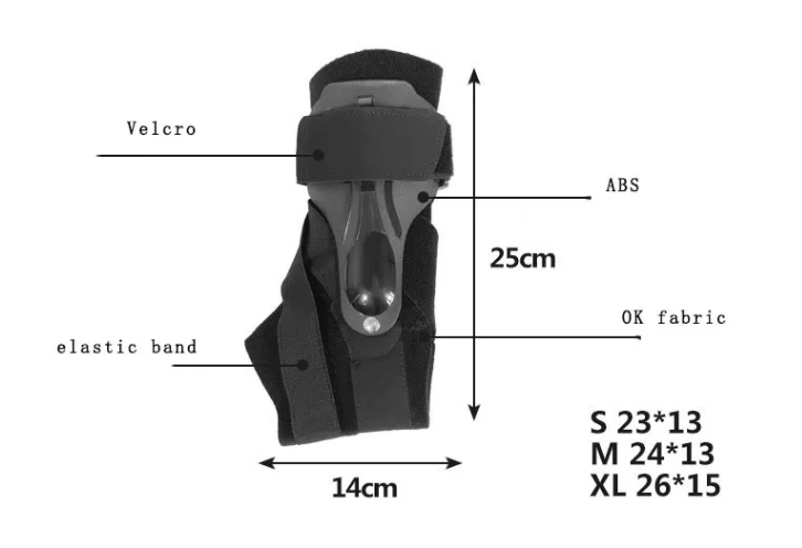 Hot Selling Ankle Orthopedic Walker Foot Drop Splint Ankle Foot Fracture Support Stabilizer Orthosis Direct Supplier Pricing Custom Solutions