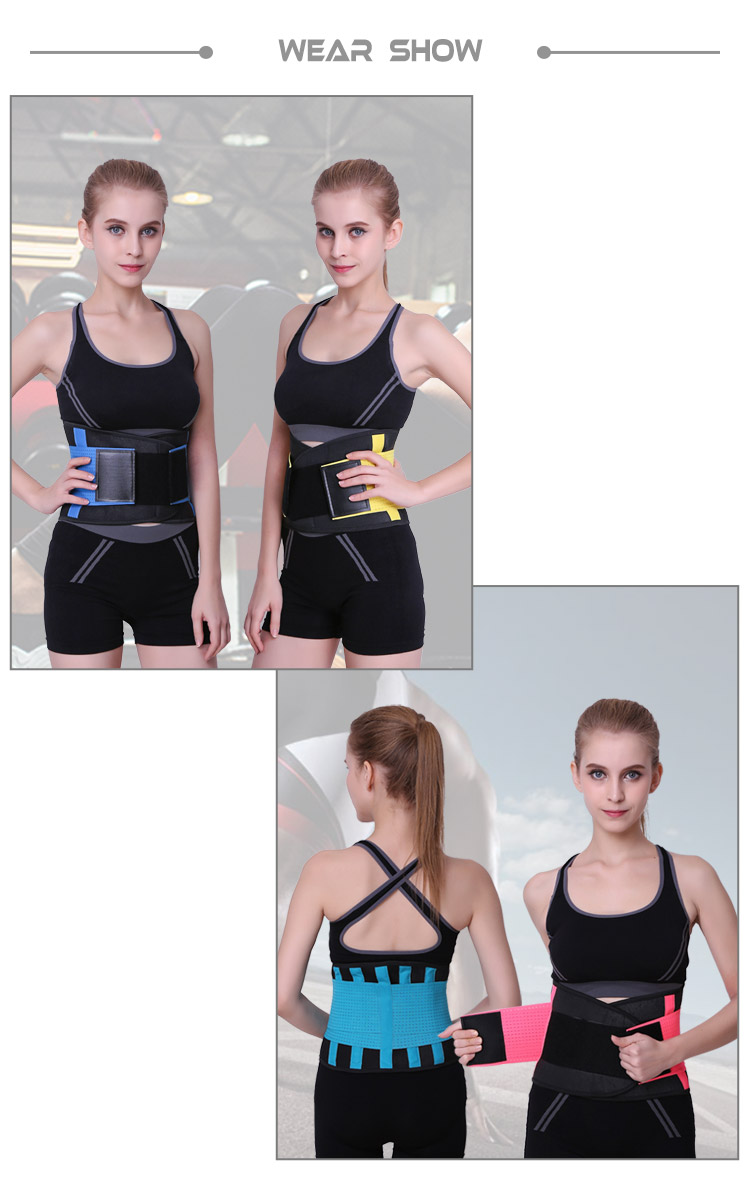 Hot Selling Neoprene Adjustable Working Lumbar Protector Waist Support Belt Factory to Consumer Hub