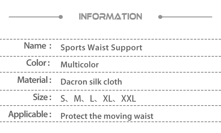 Hot Selling Neoprene Adjustable Working Lumbar Protector Waist Support Belt Factory to Consumer Hub