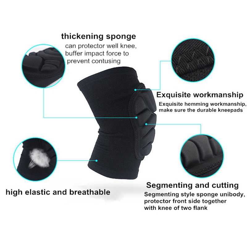 Hot sale  Adult Anti-Collision Knee Protector Breathable Thickening Sponge Kneepads Elastic Skating Volleyball Knee Pads China Factory Direct