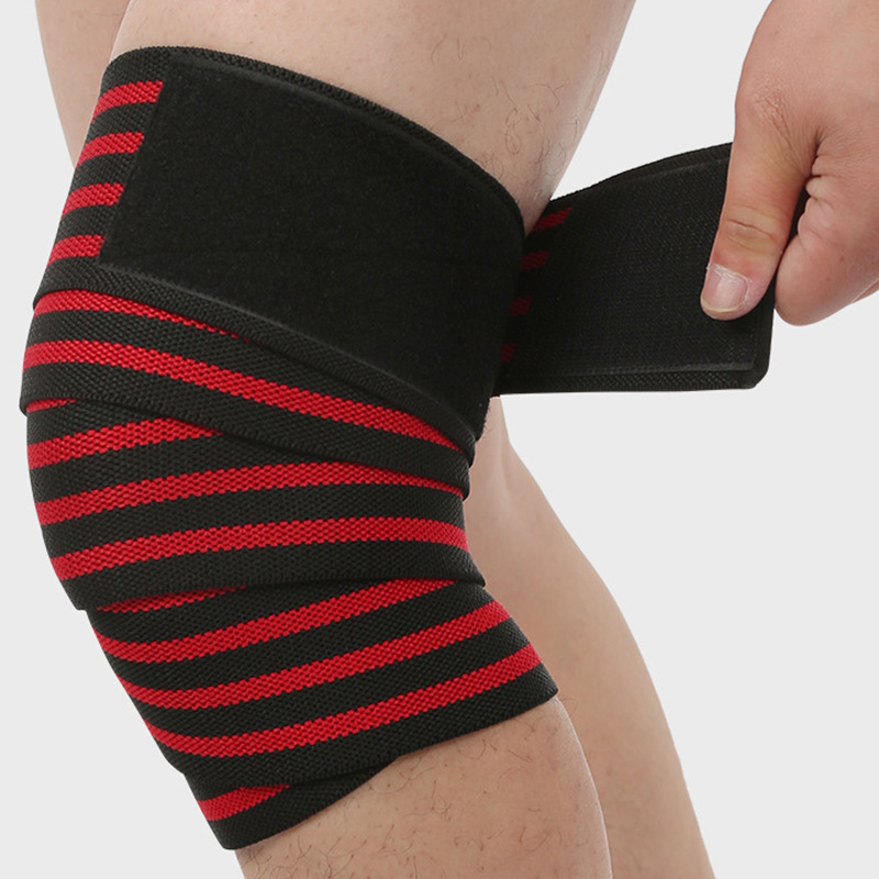 Hot sale Knee Brace Fitness Weightlifting Knee Strap Elastic Squats Heavy Duty Knee Wraps Industrial Wholesale Custom Solutions