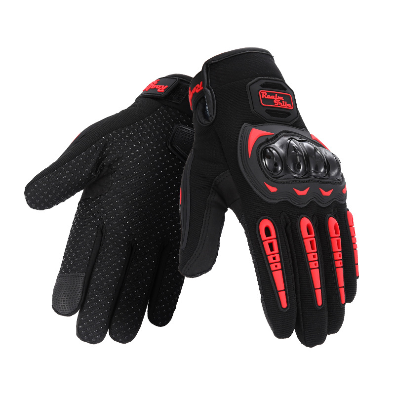 Hot selling motorcycle Rider non-slip full finger gloves Racing off-road riding gloves Touch screen gloves Mass Production B2B