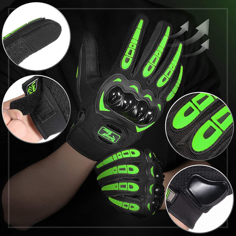 Hot selling motorcycle Rider non-slip full finger gloves Racing off-road riding gloves Touch screen gloves Mass Production B2B