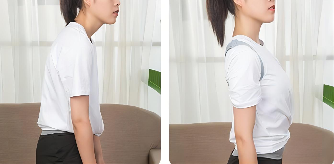 Intelligent Posture Corrector Back Posture Trainer Clavicle Spine Shoulder Correction Smart Tips Adjustable Length Back Support Large Order Wholesale Export
