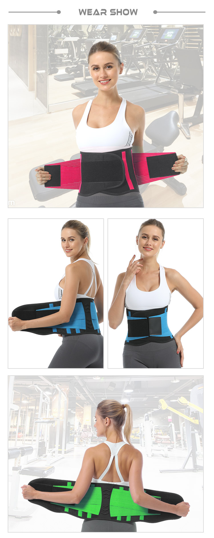 KSY Adjustable Neoprene Waist Protection Wrap Band Back Lumbar Support Brace Women Stomach Sweat Waist Trainer Trimmer Belt Customized Manufacturing Solutions