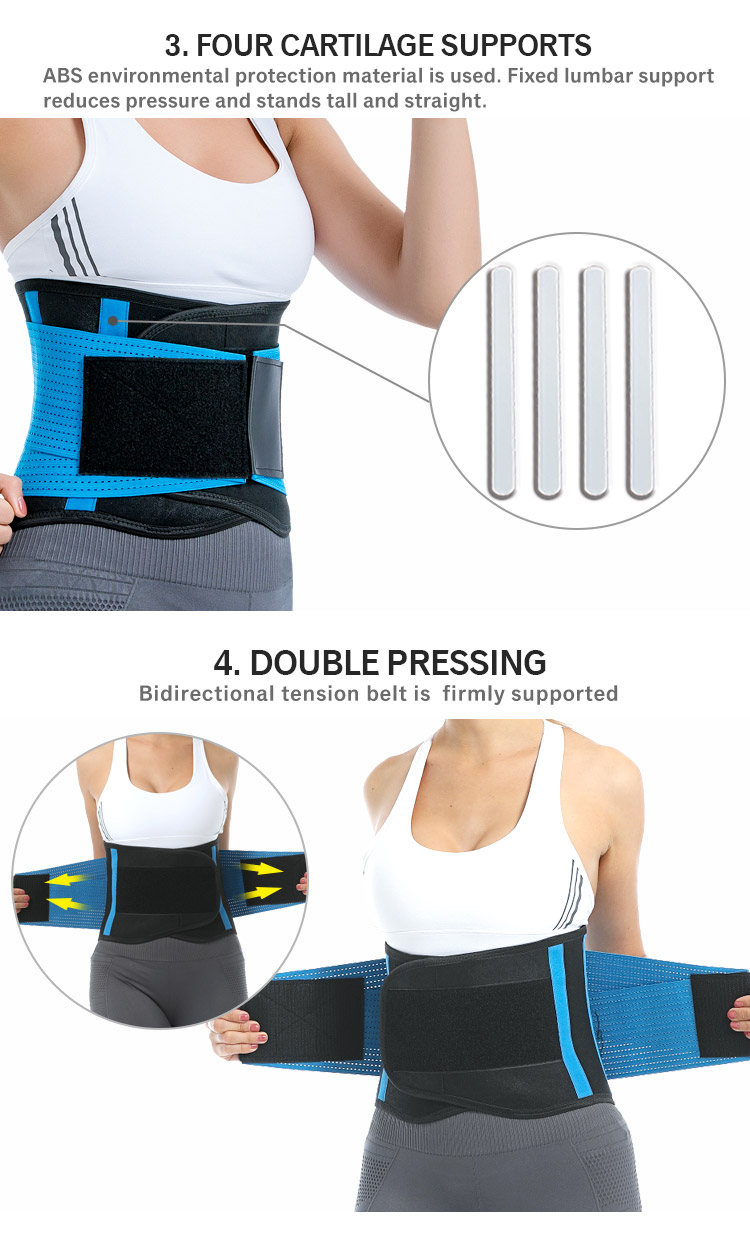 KSY Adjustable Neoprene Waist Protection Wrap Band Back Lumbar Support Brace Women Stomach Sweat Waist Trainer Trimmer Belt Customized Manufacturing Solutions