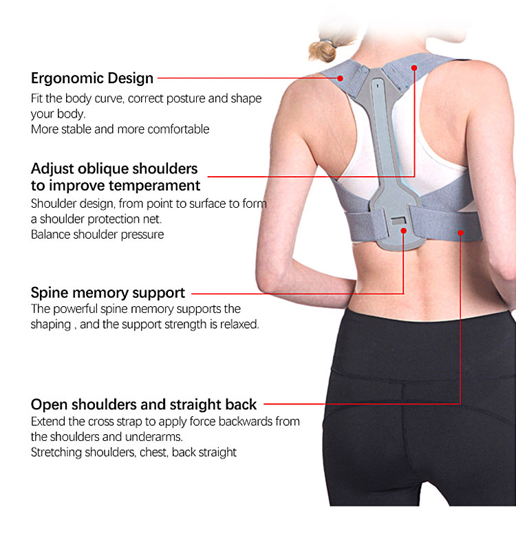 KSY Back Posture Corrector Therapy Spine Support Belt Lumbar Back Posture Correction Bandage Industrial Wholesale