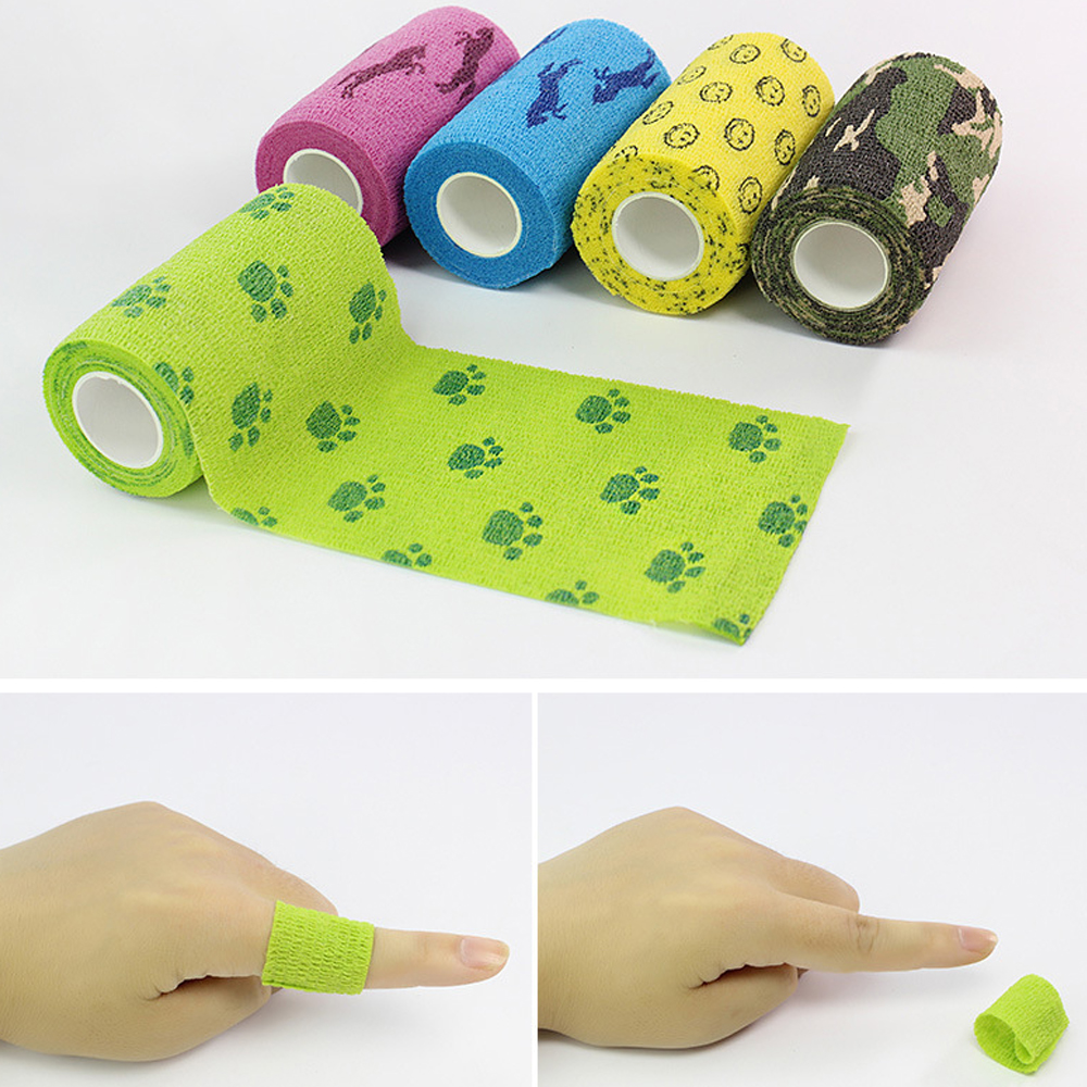KSY Colorful Sport Elastic Wrap Tape Self Adhesive Bandage Elastoplast For Knee Support Pads Finger Ankle Palm Shoulder Large Order Wholesale Distributor