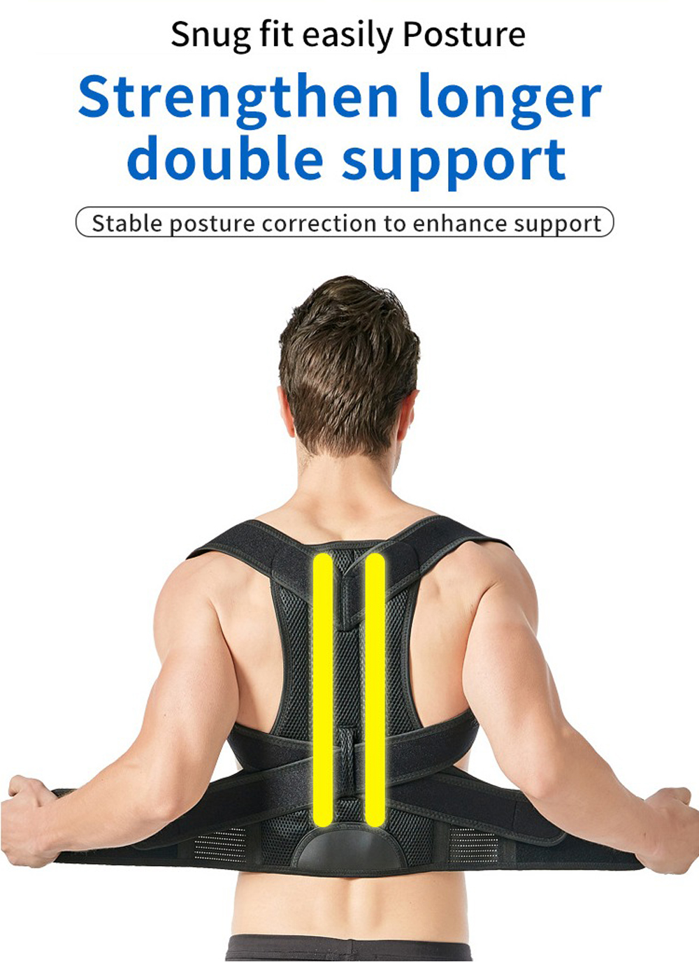 KSY Medical Humpback Girdle Shoulder Posture Corrector Scoliosis Spine Support Lumbar Orthopedic Back Pain Brace Belt Efficient Manufacturing Outlet