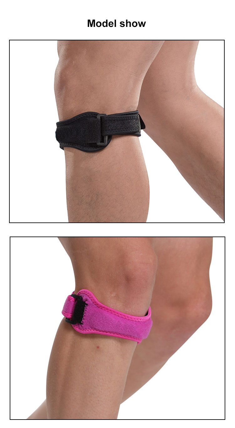 KSY Popular Adjustable Breathable Neoprene Knee Brace Patellar Tendon Knee Straps Industrial Wholesale