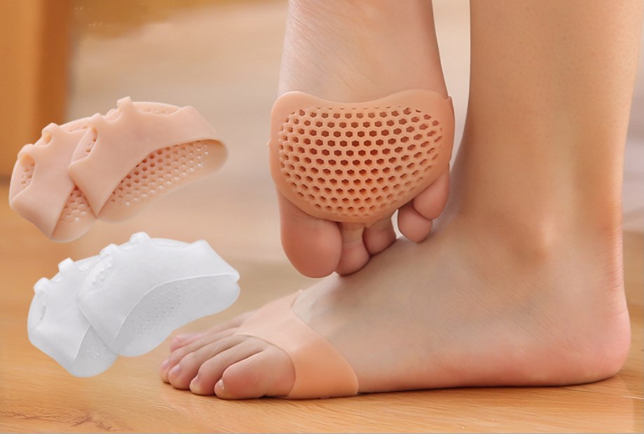 KSY hot sale Gel Pain Relief Cushioning Honeycomb Forefoot Pad Insole Export-Oriented Factory Wholesale