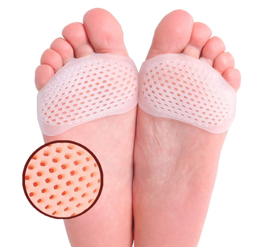 KSY hot sale Gel Pain Relief Cushioning Honeycomb Forefoot Pad Insole Export-Oriented Factory Wholesale