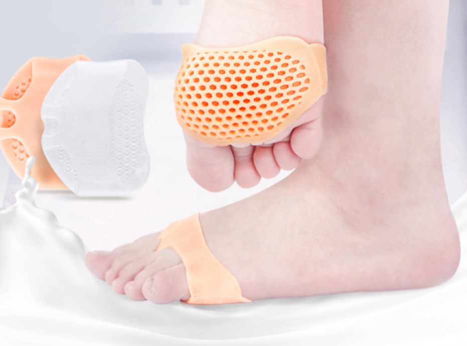 KSY hot sale Gel Pain Relief Cushioning Honeycomb Forefoot Pad Insole Export-Oriented Factory Wholesale
